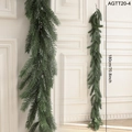 Künstliche grüne Kieferngirlande 180cm für Weihnachtsdekoration und festliche Wandgestaltung - 1.8M Immergrün Dichter Stil (AGTT20-4)