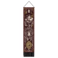 Vintage tarot knight wall tapestry with black tassels and golden accents for home decor - Knight (Style 2) / Standard Size