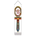 Ancient Egyptian wall tapestry with Eye of Horus and Ankh symbols on high-quality fabric - 32.5x130cm / Egyptian Mythology Totems (Style 1)