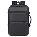 Zaino business multifunzionale impermeabile per viaggi in nylon nero ad alta densità - Nero