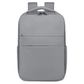 Grey travel backpack with USB charging port and large capacity for men and women - Gray