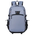 Light blue outdoor travel backpack with large capacity and laptop compartment for leisure - Light Blue