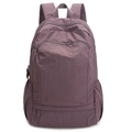 Dark purple waterproof foldable backpack with large capacity and multi-pocket design - Lavender Purple