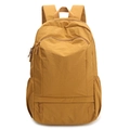 Waterproof foldable mustard yellow sports backpack with large capacity and nylon texture - Pastoral Yellow