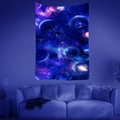 Detailed galaxy tapestry showing stars and nebulae texture for wall decor - Galaxy Fragments Style (Style 18) / 95x73cm