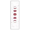 Pink lunar cycle wall tapestry with celestial constellations and astrology design - 40x150cm / Pink Bohemian Galaxy (款式3)