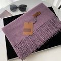 Sciarpa spessa color lavanda con nappe in morbido cashmere sintetico per l'inverno - 70*200cm / N. 17 Viola Uva