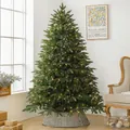 Luxurious 180cm artificial Christmas tree with warm LED lights and willow basket base - 180CM Luxury Tree (SHH093-180)