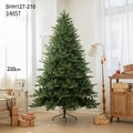 Árbol de Navidad artificial denso de 210 cm con 1485 ramas y soporte metálico - 2.1M (SHH127-210)