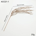 Ramo natalizio con paillettes oro champagne, lunghezza totale 65 cm e peso di 37 g - 65cm / Champagne