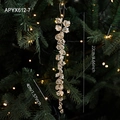 Grappe de raisin en cristal acrylique transparent pour sapin de Noël, 22cm de long - Pendentif Grappe de Raisin Transparent Type B
