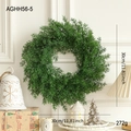 30cm artificial pine needle Christmas wreath decoration for holiday wall and door hanging - Basic Pine Needle Style (AGHH56-5) / 30CM Wreath Style E