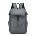 Wasserdichter multifunktionaler dunkelgrauer Basketball-Reiserucksack mit Rolltop - Grau