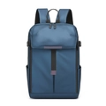 Wasserabweisender marineblauer Business-Rucksack mit Laptopfach und ergonomischen Gurten - Blau