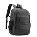 Zaino porta PC aziendale grigio antracite, grande capacità e tessuto impermeabile - Grigio
