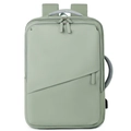 Large travel backpack for women in green with USB charging port and laptop compartment - Green