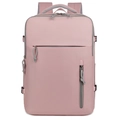 Zaino business rosa grande capacità da donna con scomparti impermeabili multifunzione - Rosa