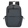 Zaino business impermeabile grigio scuro con tasche multiple con cerniera - Grigio