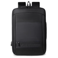 Zaino porta PC aziendale nero con porta USB e grande capacità per il pendolarismo - Nero