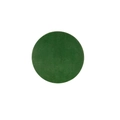 Dark green crazy horse leather round table mat with durable heat-resistant felt texture - Round / Green