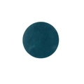 Dark teal crazy horse leather round table mat with natural cowhide texture - Round / Blue