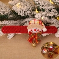 Bracelet de Noël LED avec bonhomme de neige en peluche et paillettes pour enfants - Bonhomme de neige