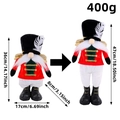 Christmas nutcracker gnome doll with retractable legs and red soldier uniform - Telescopic / Red
