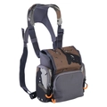Borsa pettorale tattica mimetica per binocolo con cinghie regolabili e tiranti arancioni - Mimetico