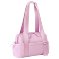 Sac de sport rose à grande capacité avec séparation humide-sec et bandoulière - Rose