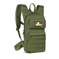 Tactical army green backpack with MOLLE system for hiking and outdoor sports - 36-55L / Army Green
