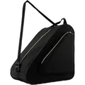 Borsa porta pattini nera a triangolo con tracolla regolabile in tessuto oxford durevole - Nero