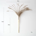 Champagne gold glitter artificial flower spray for elegant Christmas tree decoration 35cm - Champagne Firework Branches