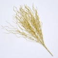 40cm golden glitter decorative branches for Christmas trees with sparkling wavy design - Gold