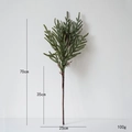 Künstlicher Zedernzweig 70cm Höhe mit 25cm Breite in Dunkelgrün für Weihnachtsdeko - Typ B Voll-PE-Weichzweig (6101762894167)