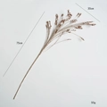 Sparkly rose gold Christmas branch ornament with 75cm length and glitter waterfall effect - 75cmx30cm / Champagne