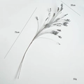 Ramo decorativo natalizio argento scintillante 75cm per bouquet fai-da-te e albero - Argento
