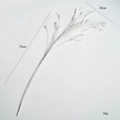 Ramo decorativo bianco con glitter per albero di Natale e decorazioni nuziali - Bianco