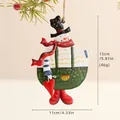 Pupazzo di neve vintage in metallo dipinto a mano con cappello nero e cuore rosso - Pupazzo di Neve Vintage con Cuore Rosso Stile (双面大雪人F)