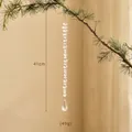Guirnalda de cuentas de cristal acrílico con colgante de gota para árbol de Navidad - Colgante de Gota de Agua de Cuentas Redondas Poliédricas Transparentes (25-15)