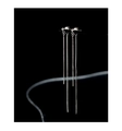 Elegant S925 sterling silver tassel drop earrings featuring minimalist chain strands - Silver Long Tassel Stud Earrings