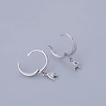 Rock Handgeste Ohrringe aus S925 Sterlingsilber mit minimalistischem Silber-Finish - Rock-Geste - Silber