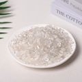 Polished natural white crystal chips for home decor and crystal cleansing purposes - White Crystal / Medium Grain