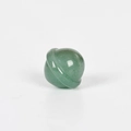 Mini sculpture de planète en aventurine verte avec anneau décoratif et texture de pierre - Aventurine Verte