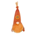 Harvest gnome plush doll with sunflower and straw hat for Thanksgiving autumn home table decor - Orange Hat Sunflower Faceless Doll