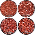 Natural red jasper crushed stones in four sizes 3-12mm for home decor and garden - Red Jasper