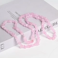 Irregular rose quartz crystal chip beads for DIY jewelry making in soft pink color - Rose Quartz