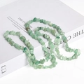 Irregular green crystal stone beads for DIY jewelry making and handmade necklaces - Green Aventurine