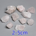Natural 2-5cm rose quartz raw stones in a soft translucent pink finish for aromatherapy - Light Rose Quartz Raw Stone / Standard Weight Large Specification