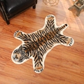 Faux tiger skin area rug with animal print for Nordic style living room or bedroom decor - Faux Tiger Style