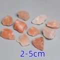 Natural raw rose quartz healing stones for fish tank or diffuser, sized 2 to 5 centimeters - Orange Salt Raw Stone